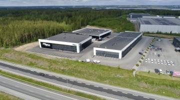 Linnakallion Muuraintien ilmakuva BRAND toimitilat